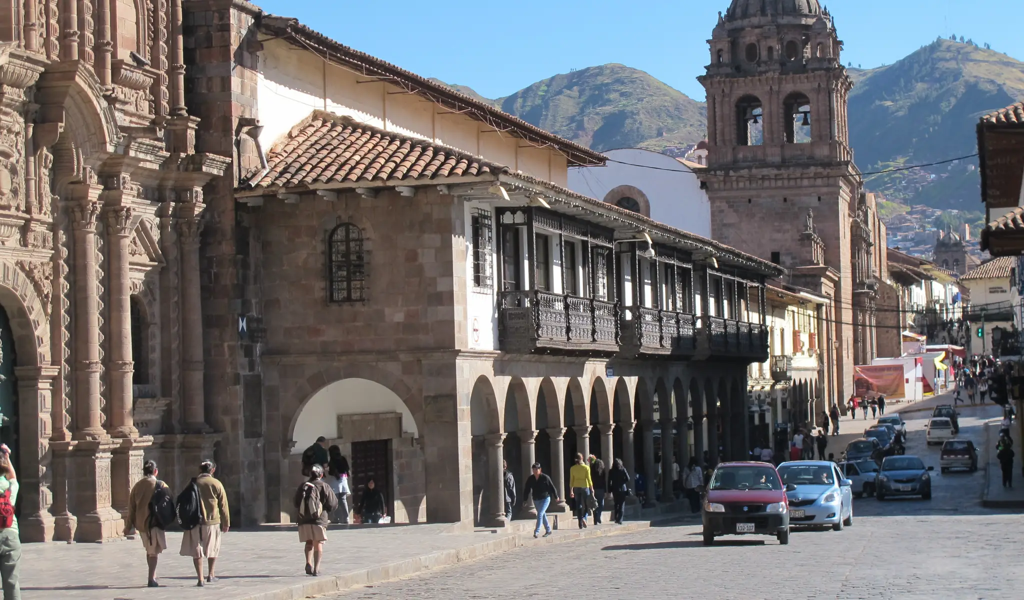 Main plaza cusco peru