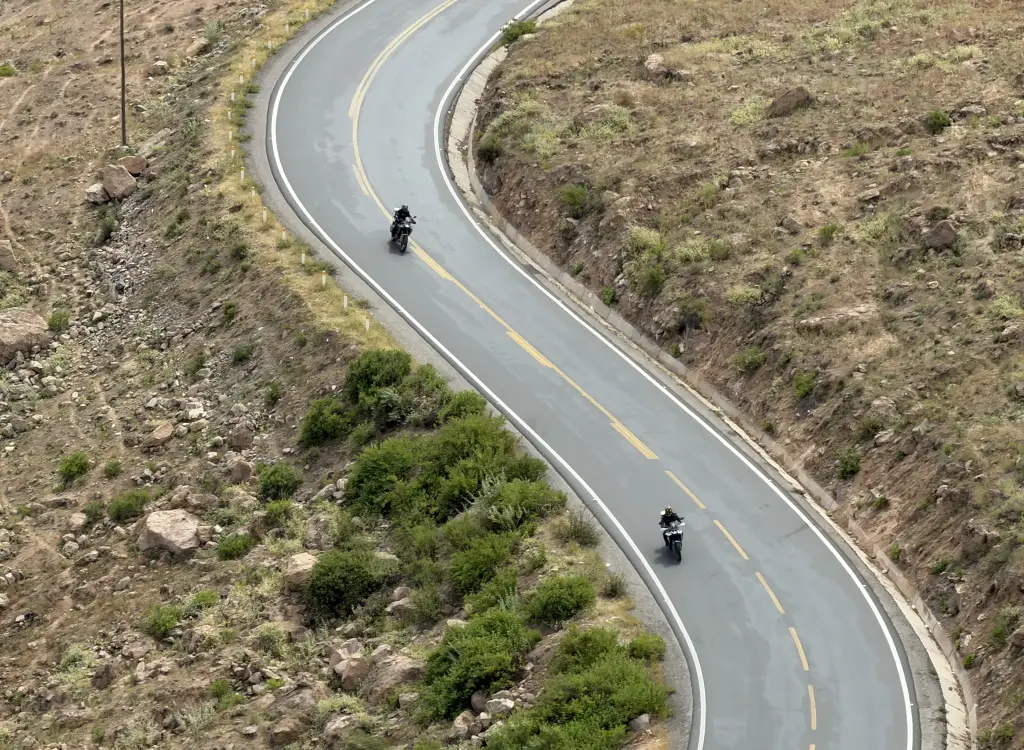 Amazing roads motorcycle peru