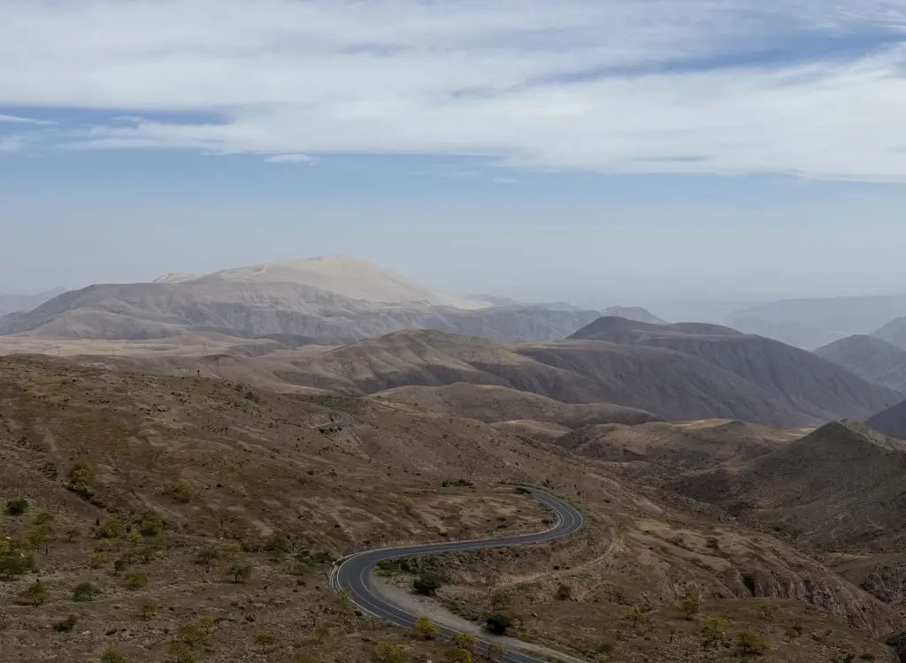 Beautiful scenery highlands peru