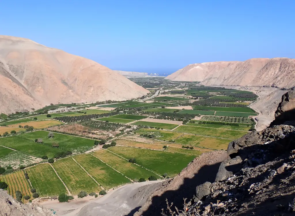 Green valley pacific coast peru