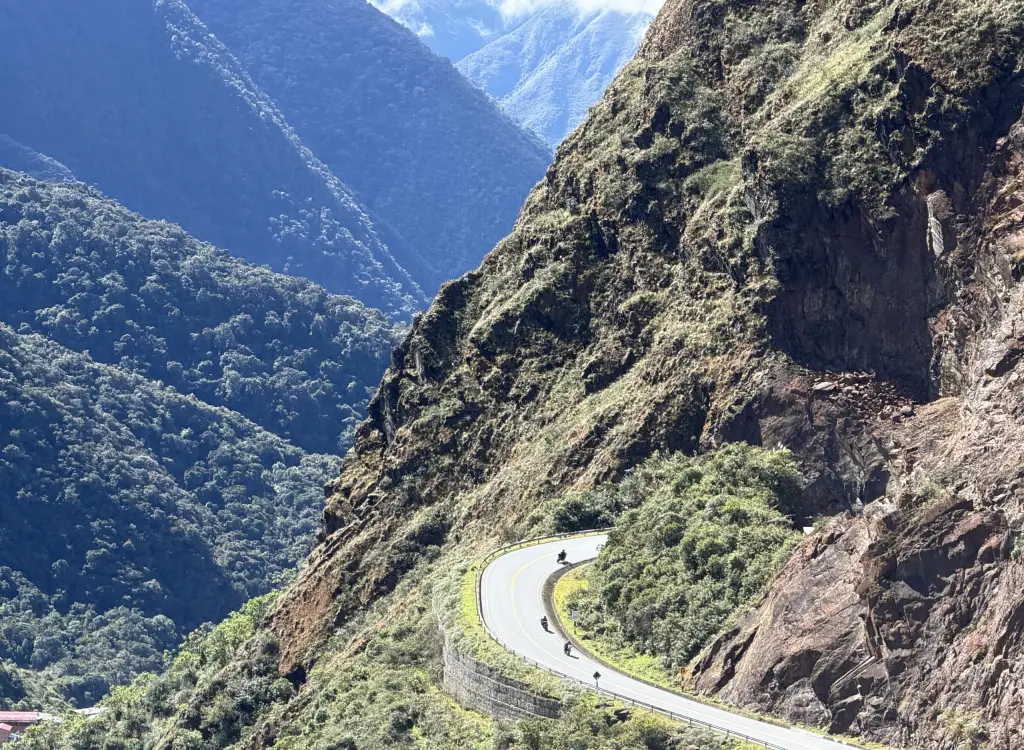 Scenic roads motorcycle peru