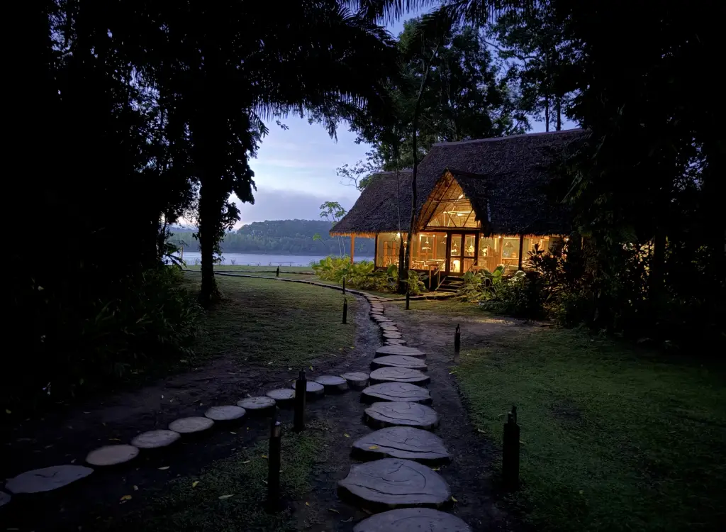Evening inkaterra lodge tambopata