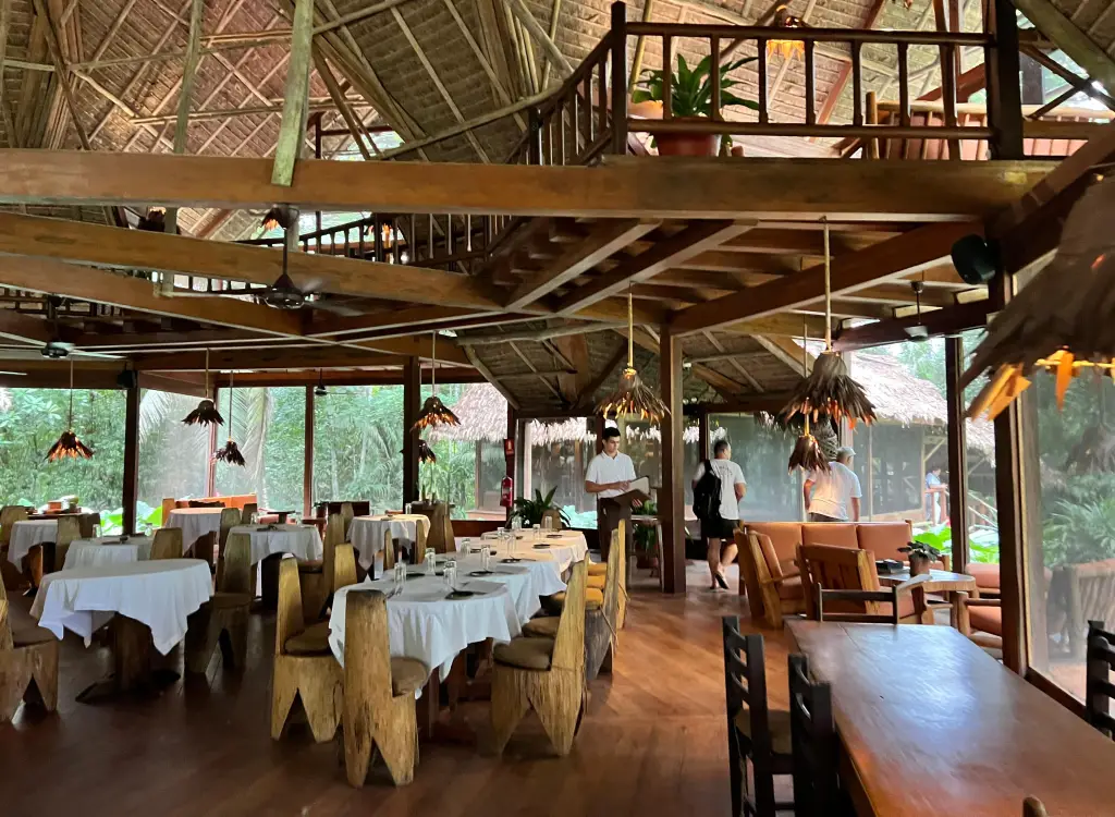 Inkaterra dining puerto maldonado